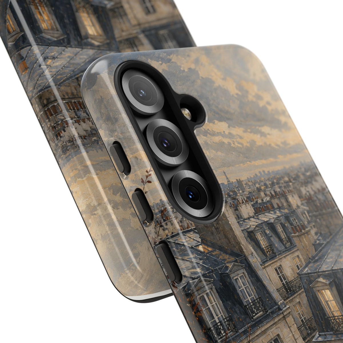 Paris Phone Case, Rooftop Travel Art, Tough Protective Case, Matte or Glossy