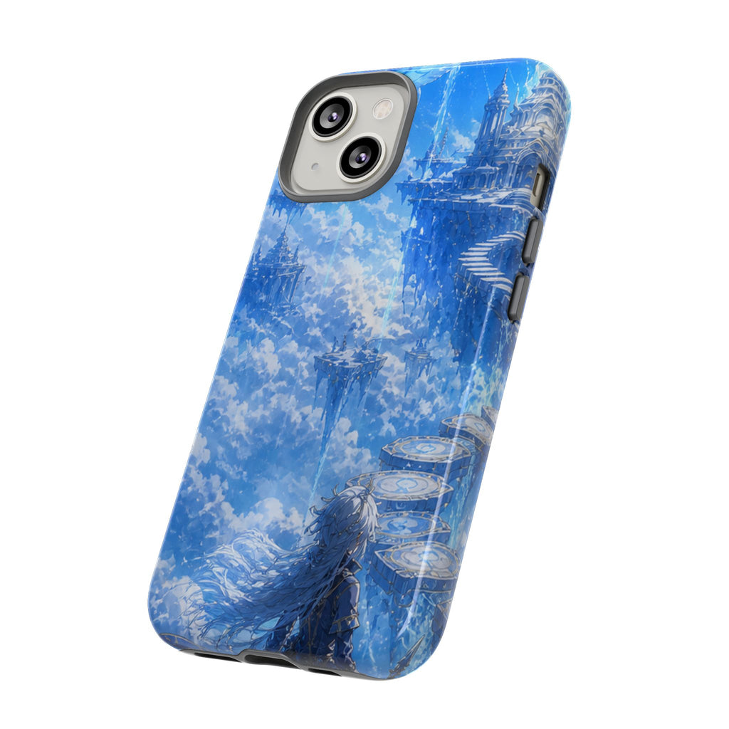 Azure Descent Anime Fantasy Tough Phone Case