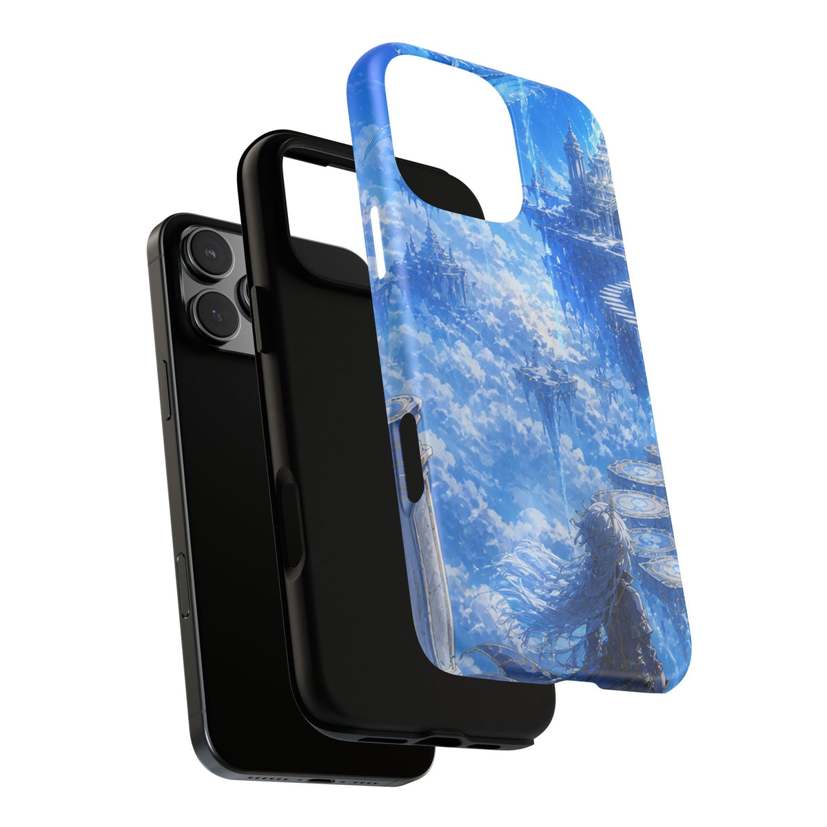 Azure Descent Anime Fantasy Tough Phone Case