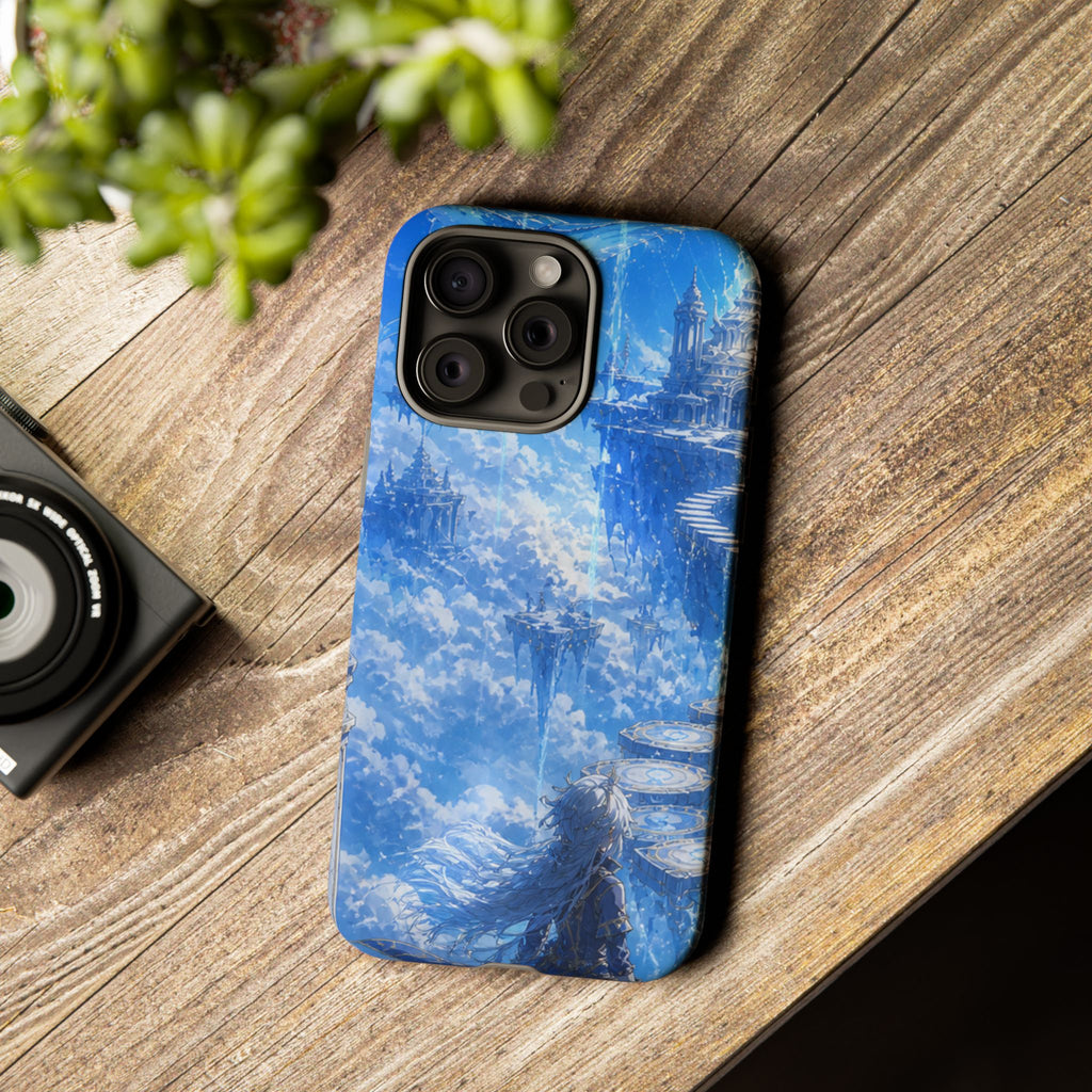 Azure Descent Anime Fantasy Tough Phone Case