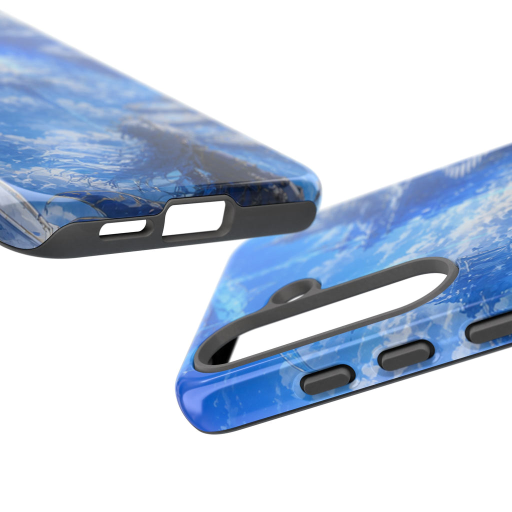 Azure Descent Anime Fantasy Tough Phone Case