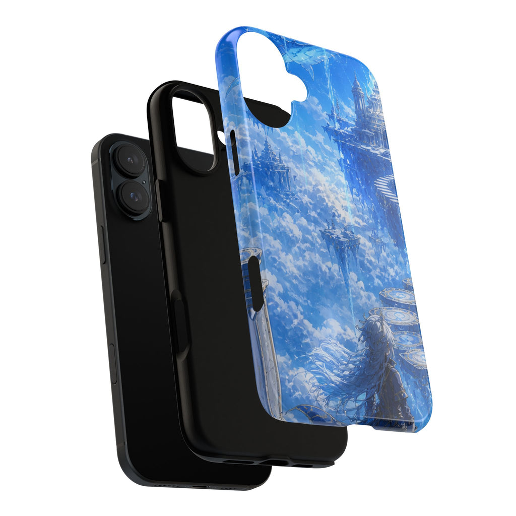 Azure Descent Anime Fantasy Tough Phone Case