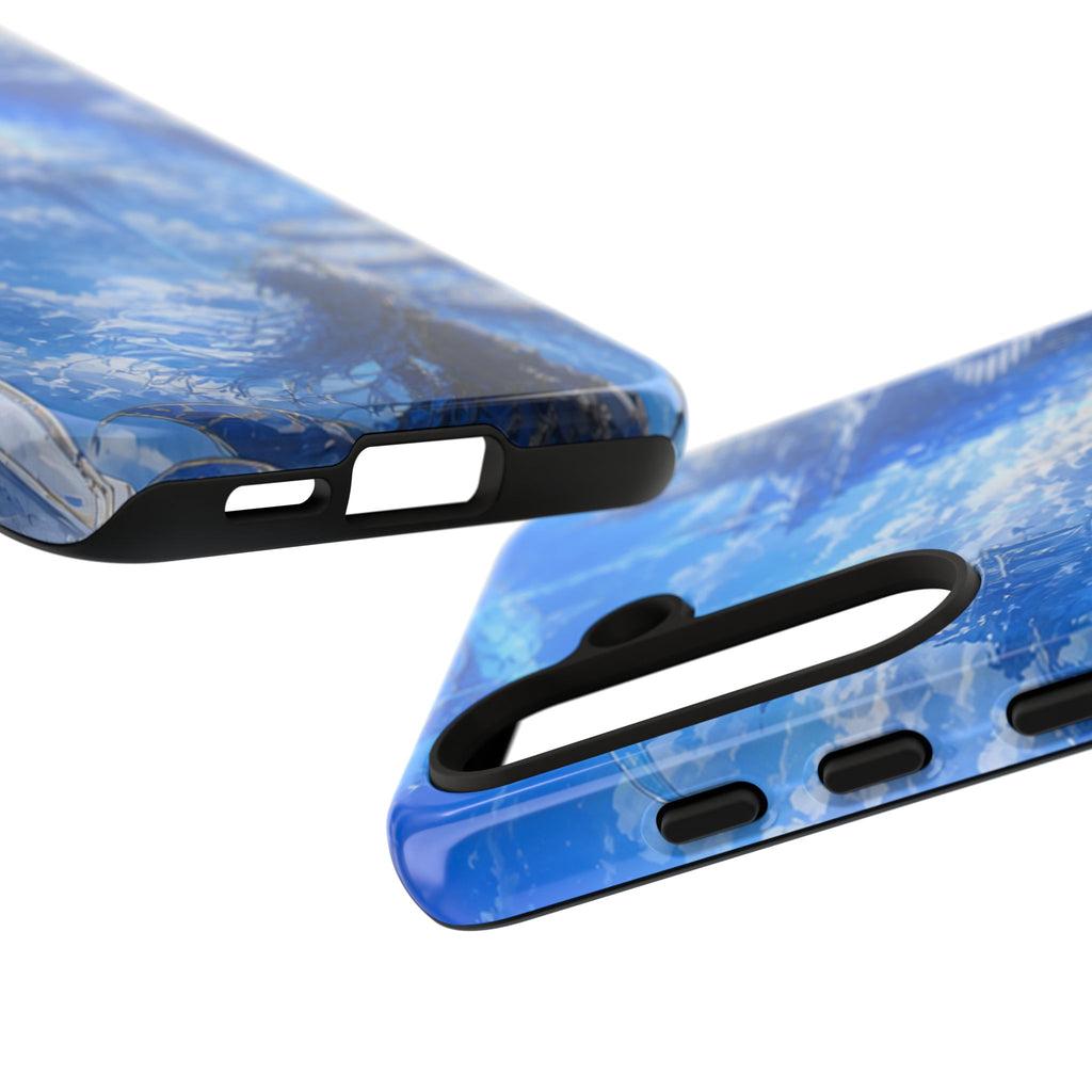 Azure Descent Anime Fantasy Tough Phone Case