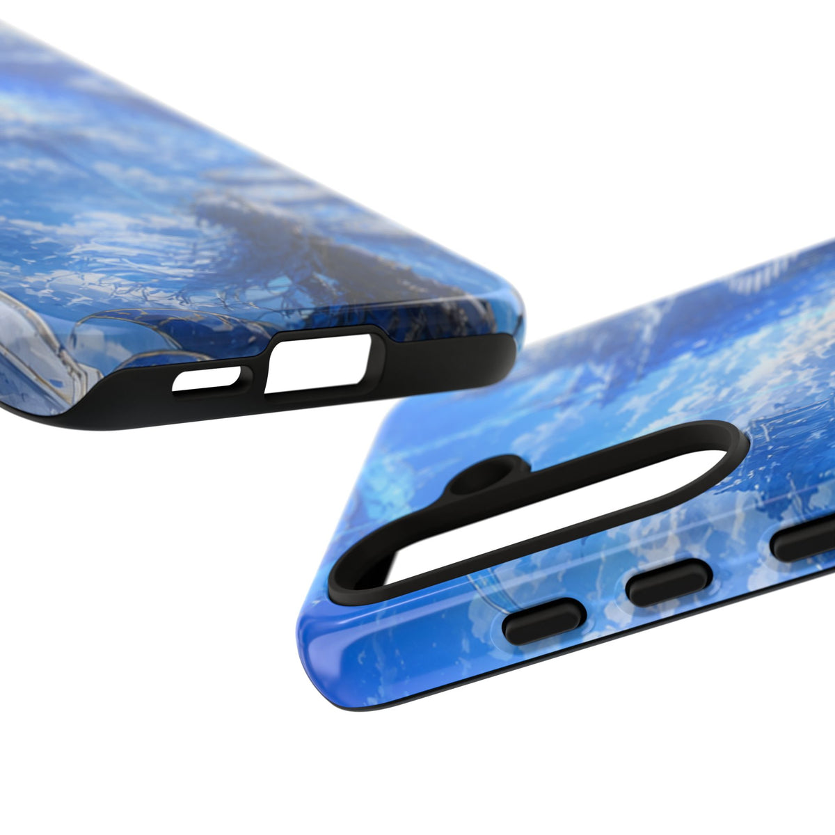 Azure Descent Anime Fantasy Tough Phone Case