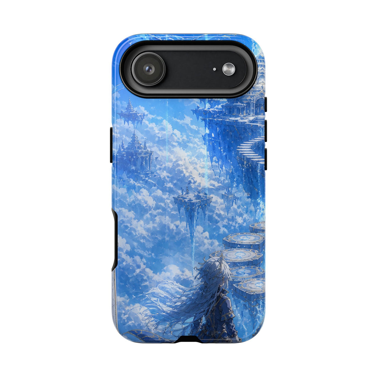 Azure Descent Anime Fantasy Tough Phone Case