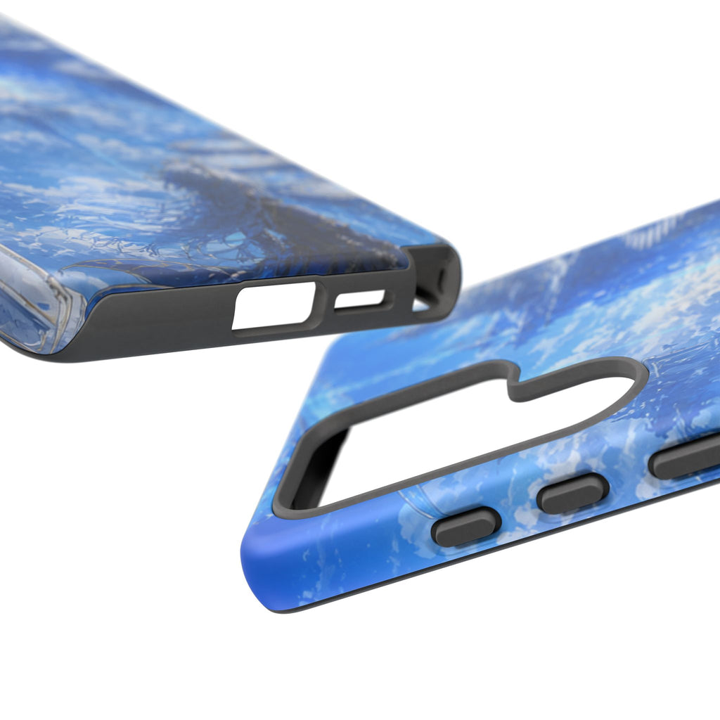 Azure Descent Anime Fantasy Tough Phone Case
