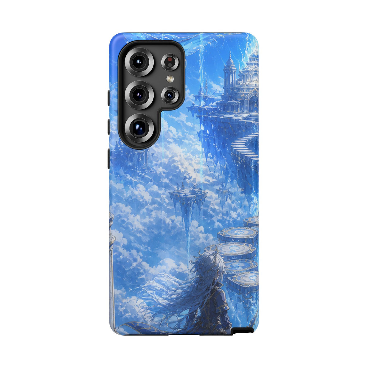 Azure Descent Anime Fantasy Tough Phone Case