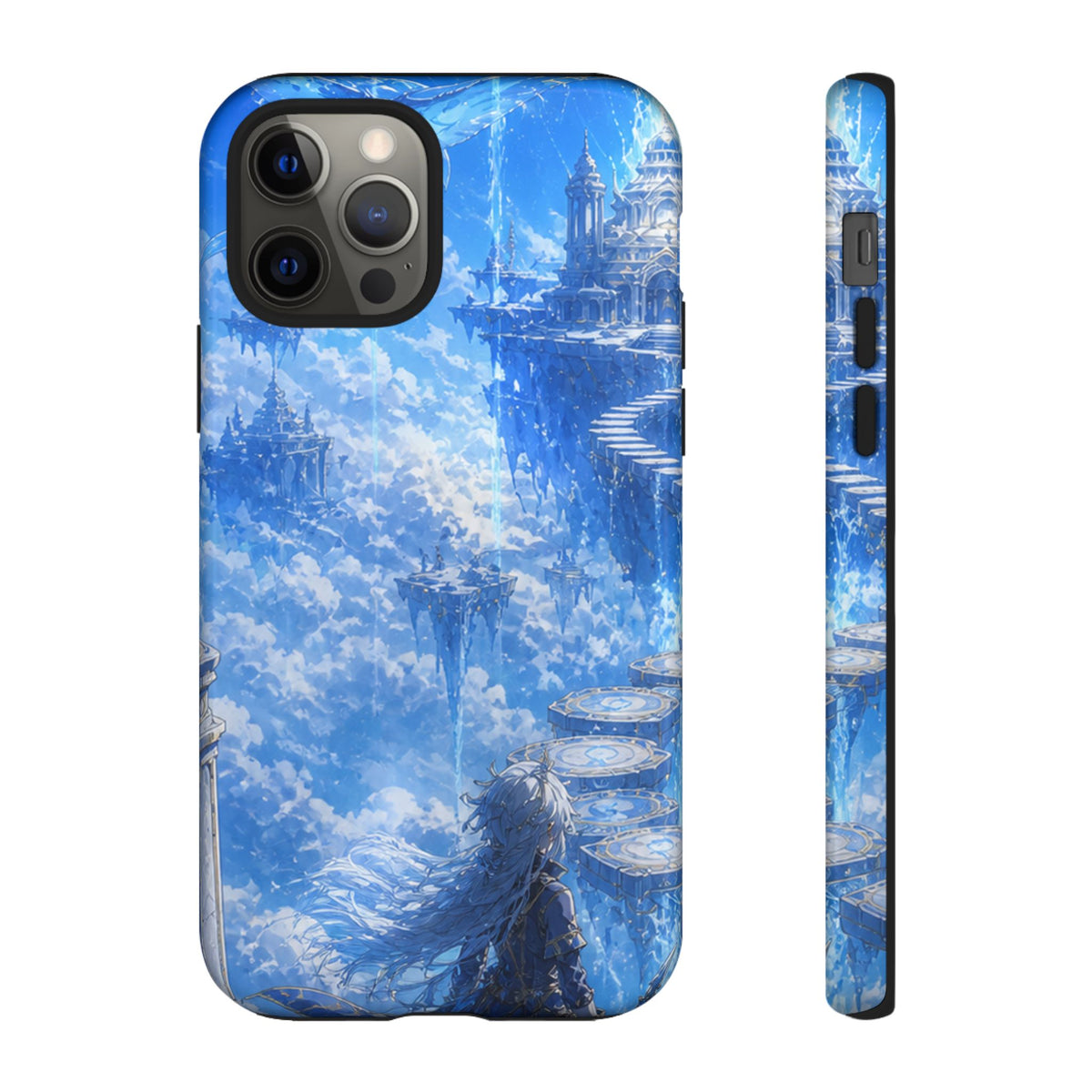 Azure Descent Anime Fantasy Tough Phone Case