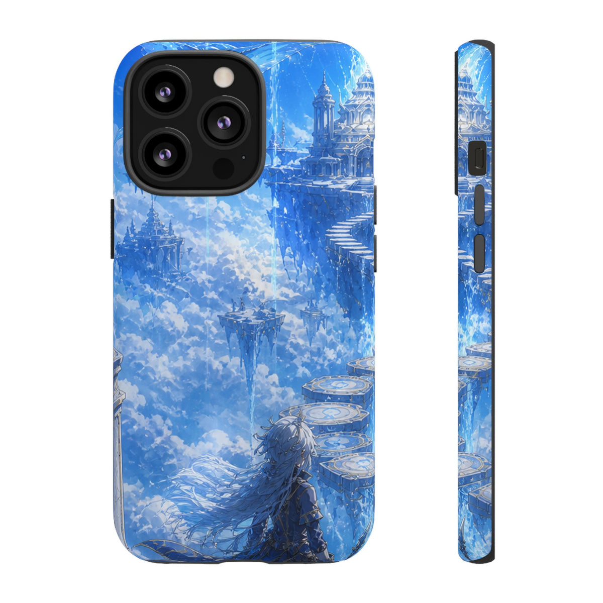 Azure Descent Anime Fantasy Tough Phone Case