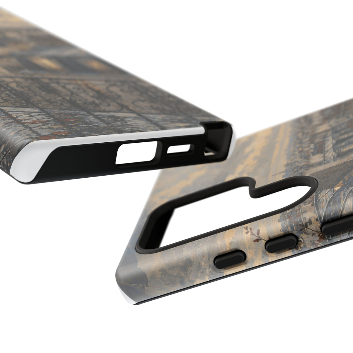 Paris Phone Case, Rooftop Travel Art, Tough Protective Case, Matte or Glossy