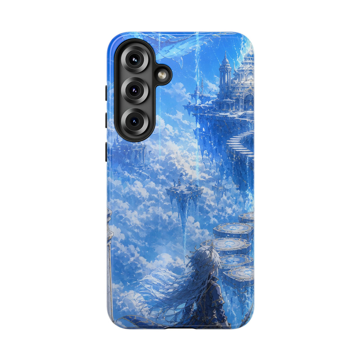 Azure Descent Anime Fantasy Tough Phone Case