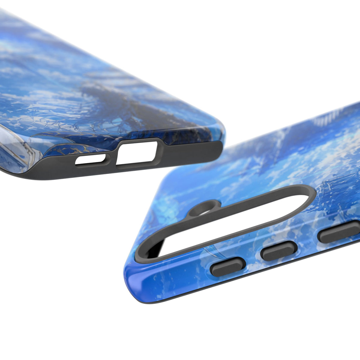 Azure Descent Anime Fantasy Tough Phone Case