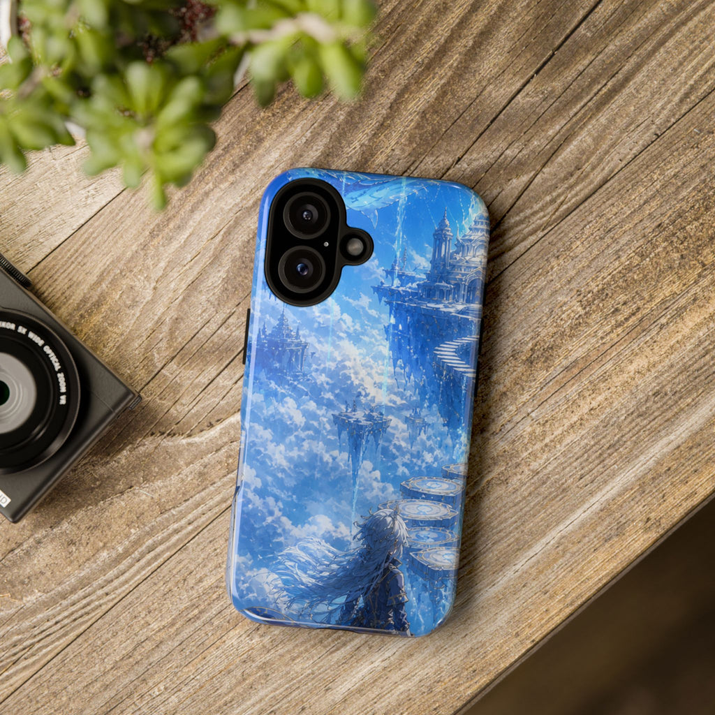 Azure Descent Anime Fantasy Tough Phone Case