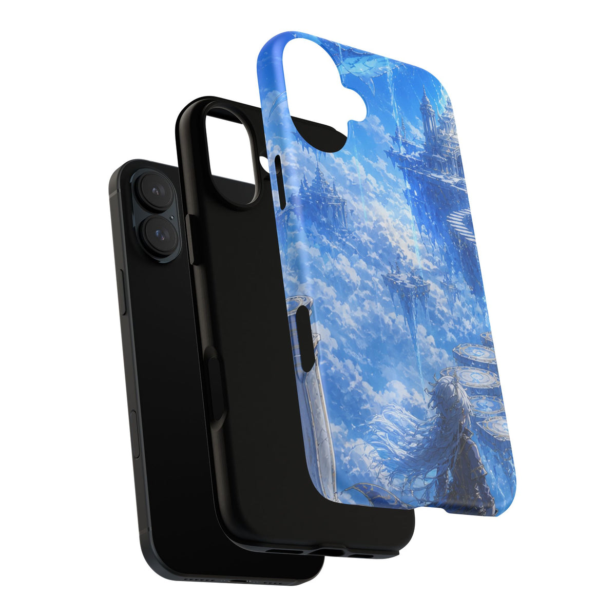 Azure Descent Anime Fantasy Tough Phone Case