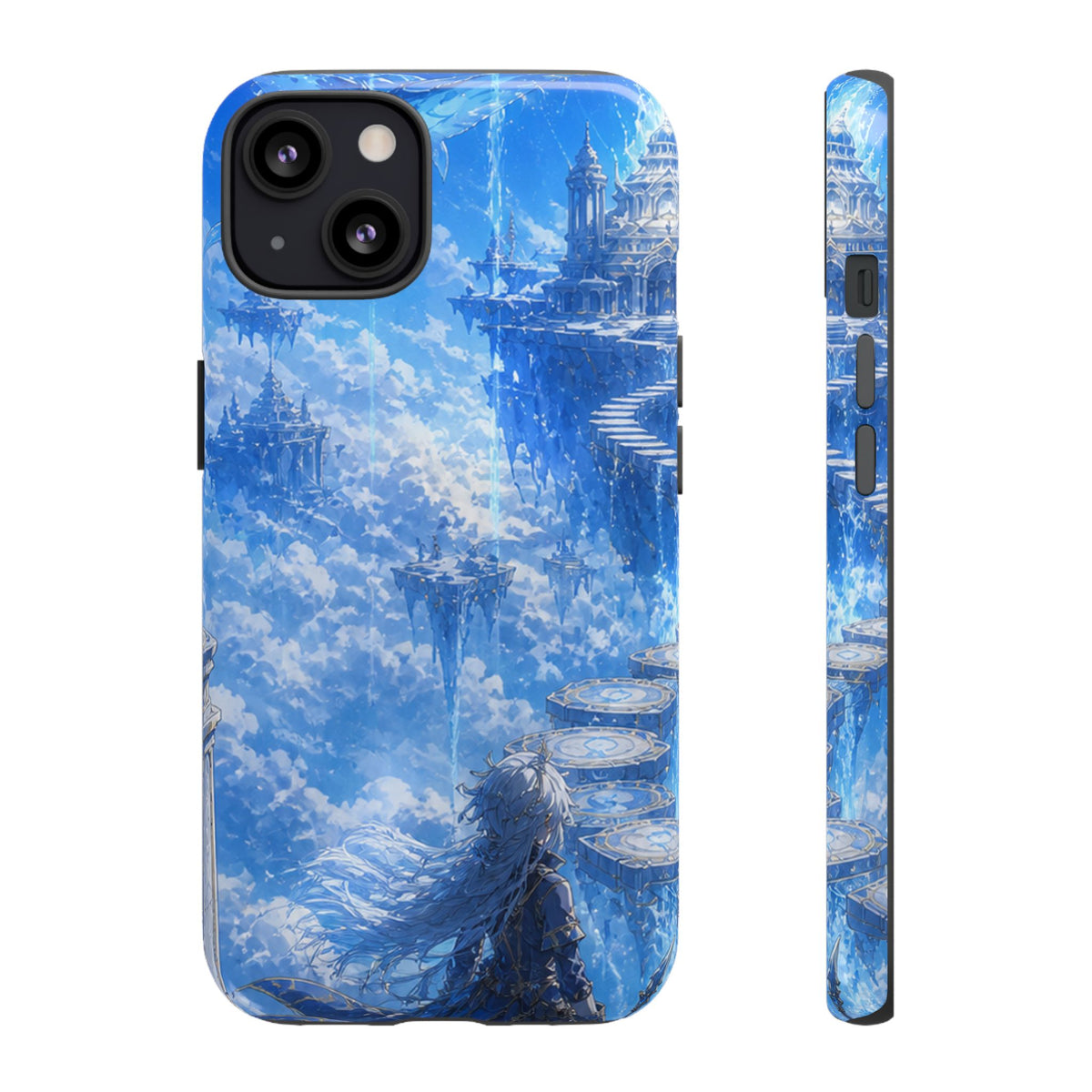 Azure Descent Anime Fantasy Tough Phone Case