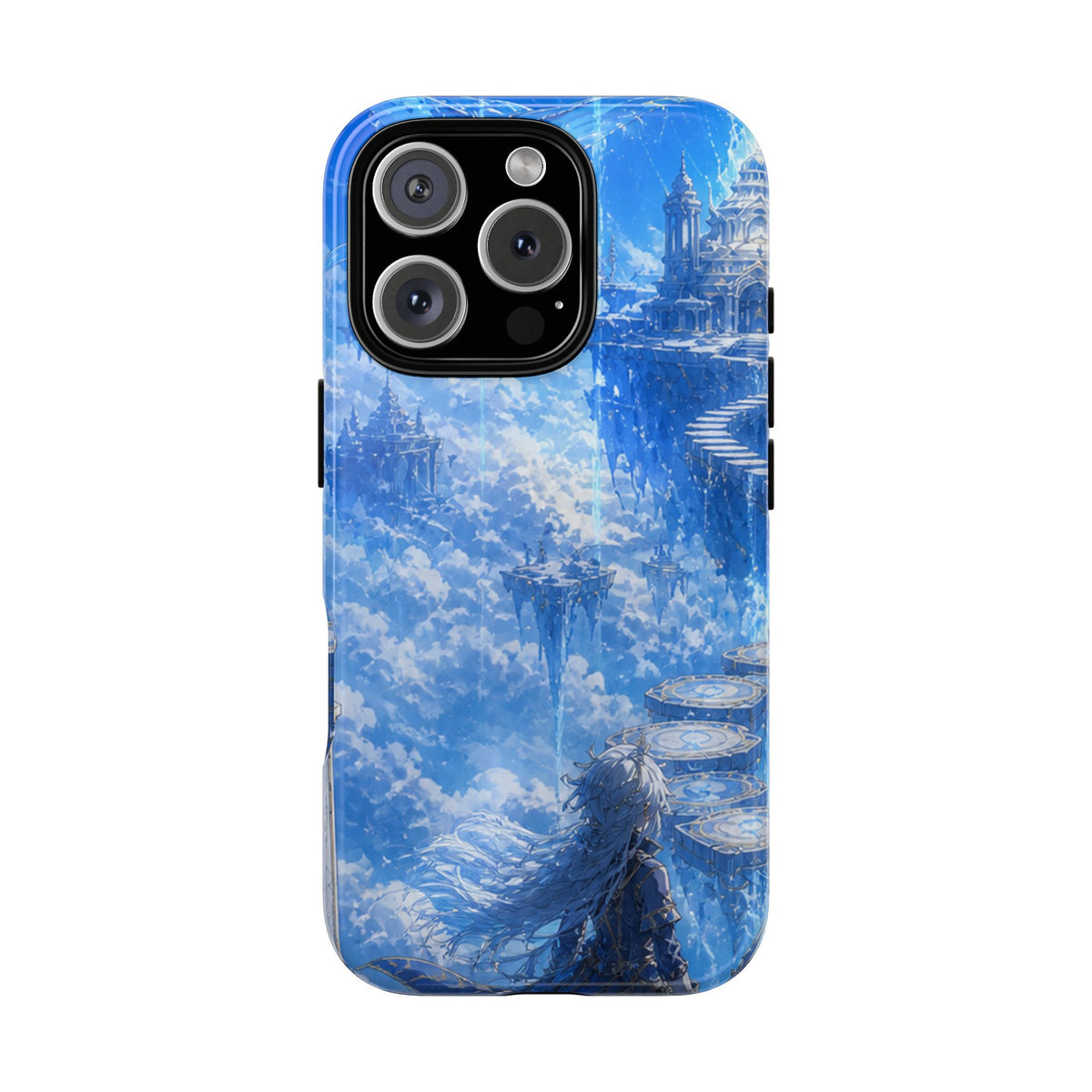 Azure Descent Anime Fantasy Tough Phone Case