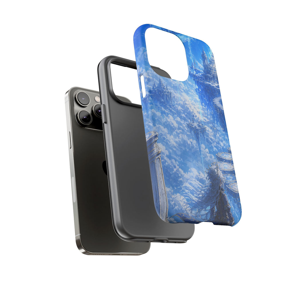 Azure Descent Anime Fantasy Tough Phone Case