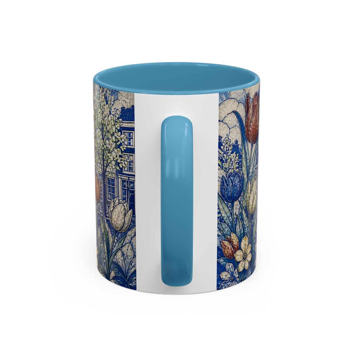Amsterdam Accent Coffee Mug, Material-Look Travel Art, 11oz 15oz