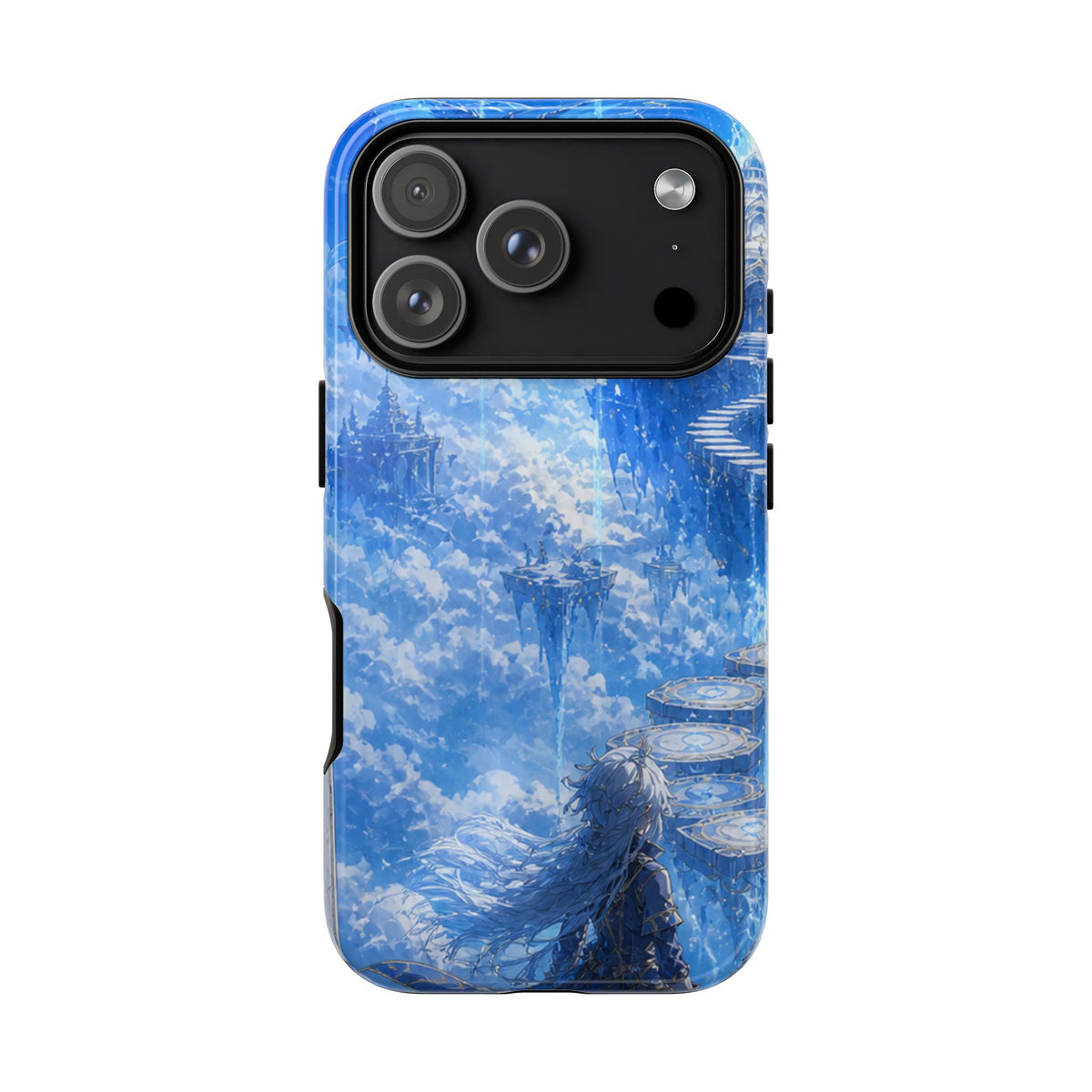 Azure Descent Anime Fantasy Tough Phone Case