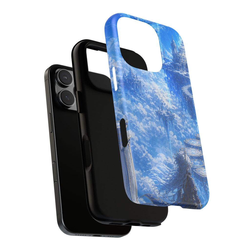 Azure Descent Anime Fantasy Tough Phone Case