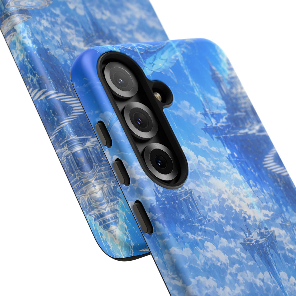Azure Descent Anime Fantasy Tough Phone Case