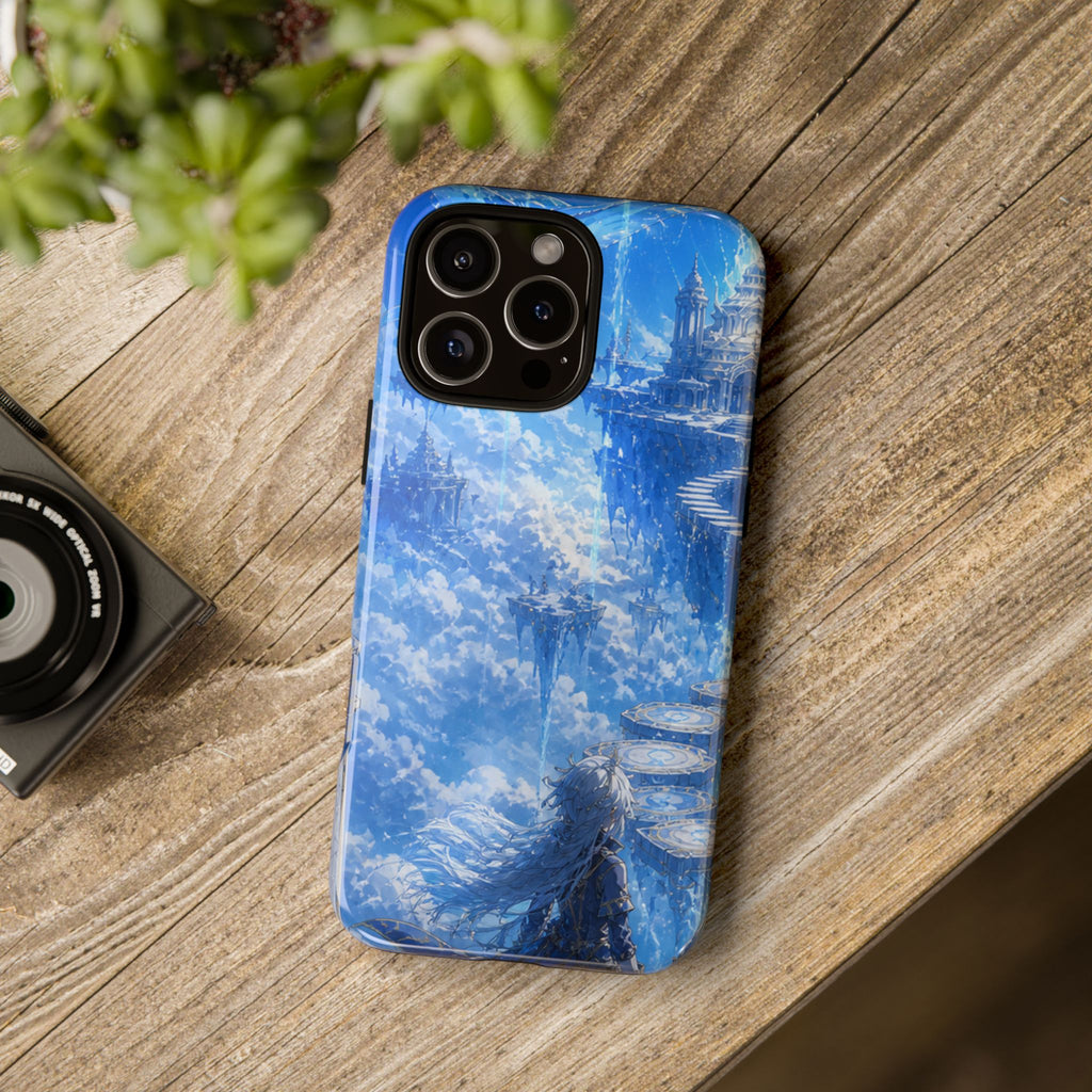 Azure Descent Anime Fantasy Tough Phone Case