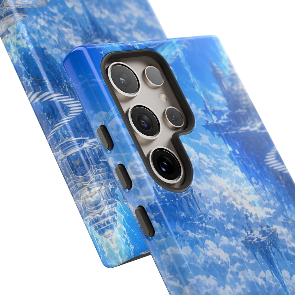 Azure Descent Anime Fantasy Tough Phone Case