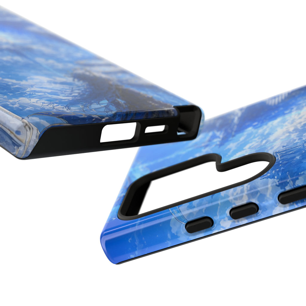 Azure Descent Anime Fantasy Tough Phone Case