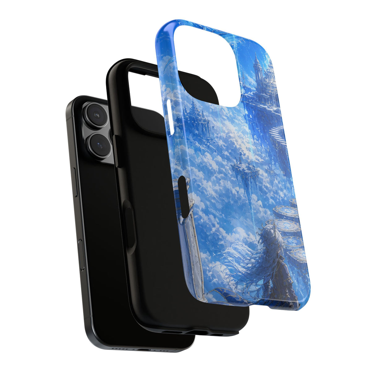 Azure Descent Anime Fantasy Tough Phone Case