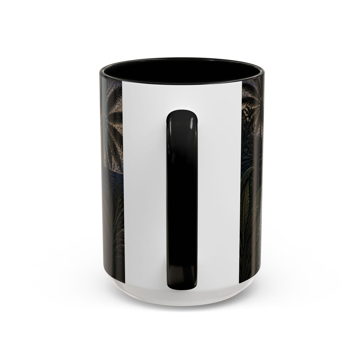 Bali Accent Coffee Mug, Material-Look Travel Art, 11oz 15oz