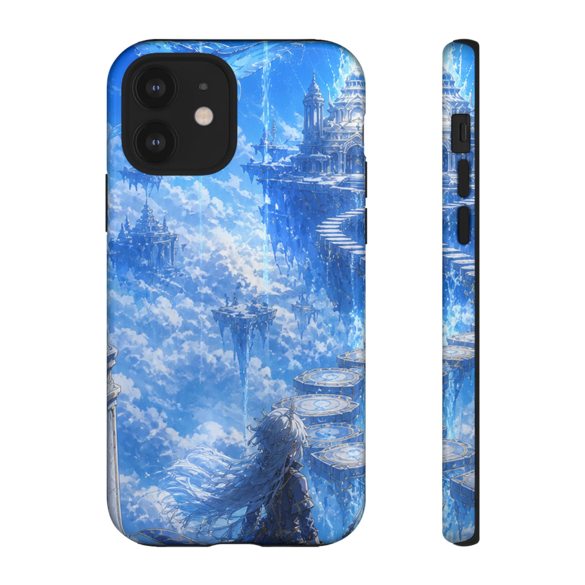 Azure Descent Anime Fantasy Tough Phone Case