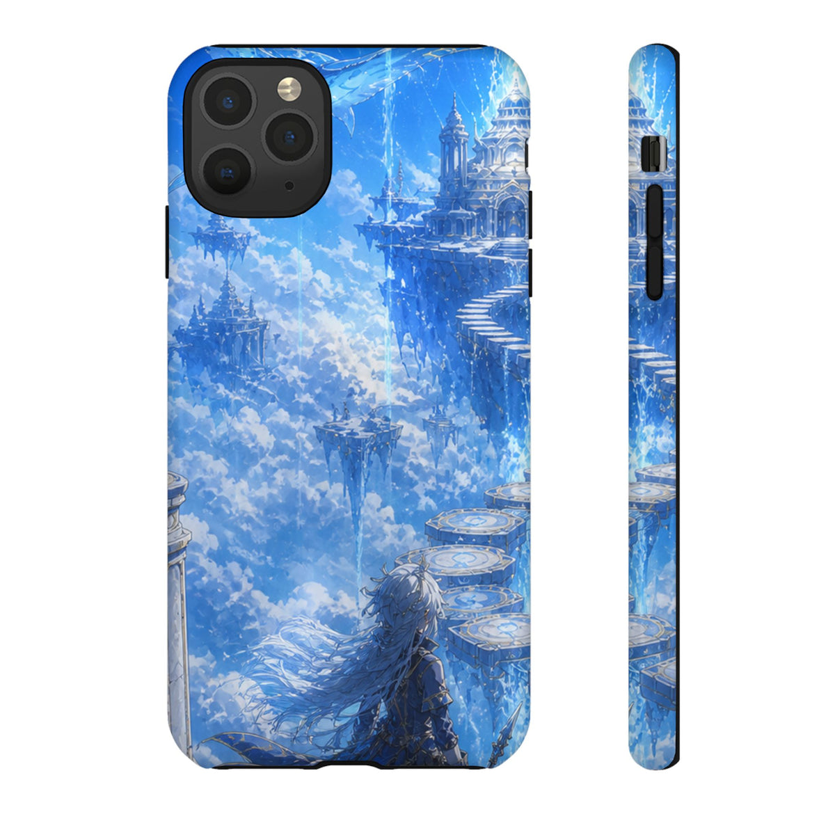 Azure Descent Anime Fantasy Tough Phone Case