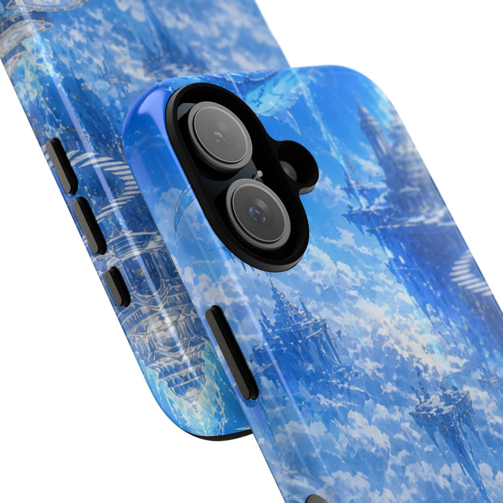 Azure Descent Anime Fantasy Tough Phone Case