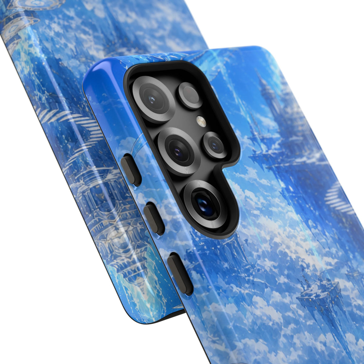 Azure Descent Anime Fantasy Tough Phone Case