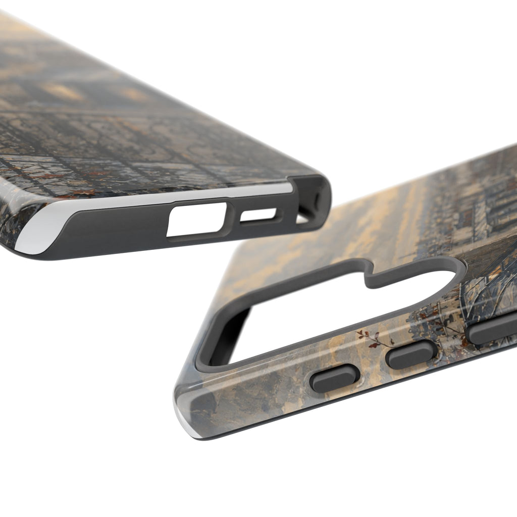 Paris Phone Case, Rooftop Travel Art, Tough Protective Case, Matte or Glossy