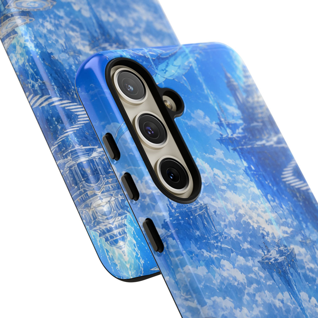 Azure Descent Anime Fantasy Tough Phone Case