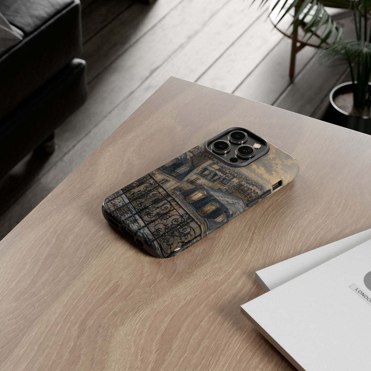 Paris Phone Case, Rooftop Travel Art, Tough Protective Case, Matte or Glossy