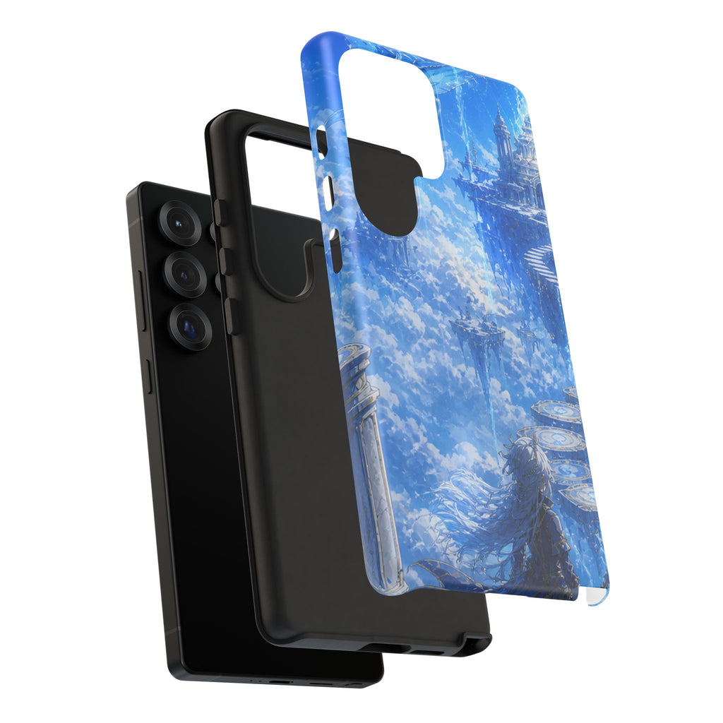 Azure Descent Anime Fantasy Tough Phone Case