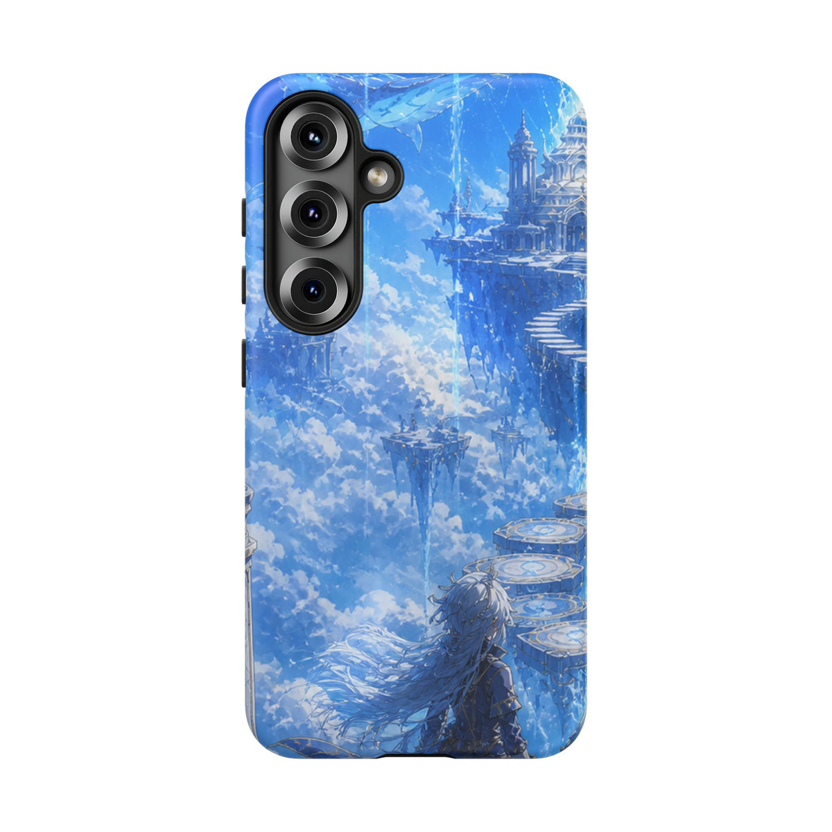 Azure Descent Anime Fantasy Tough Phone Case