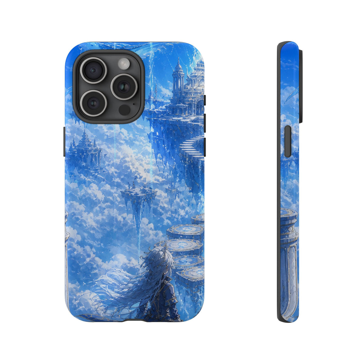 Azure Descent Anime Fantasy Tough Phone Case