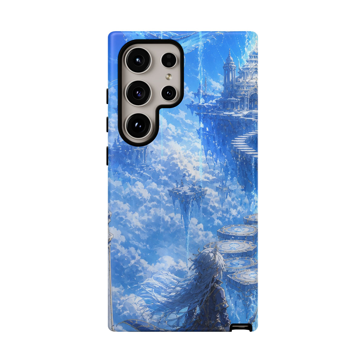 Azure Descent Anime Fantasy Tough Phone Case