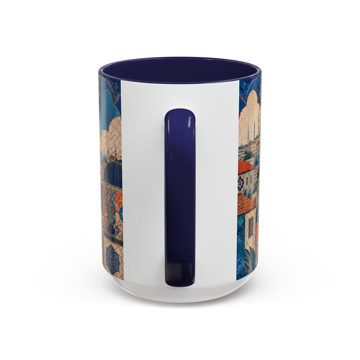 Istanbul Accent Coffee Mug, Material-Look Travel Art, 11oz 15oz
