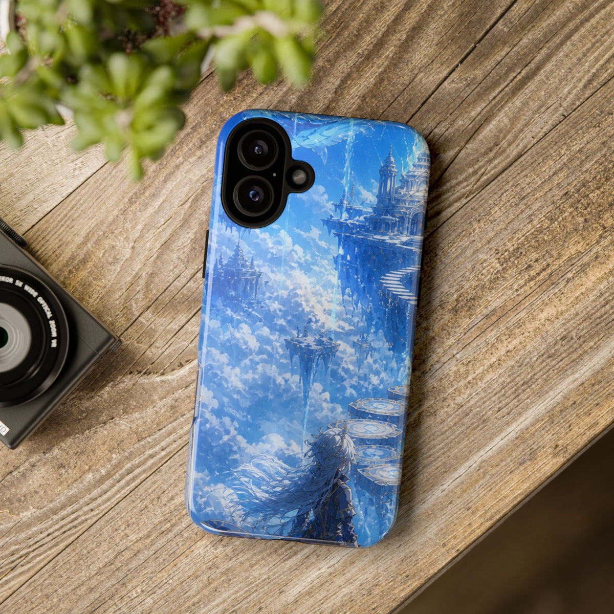 Azure Descent Anime Fantasy Tough Phone Case