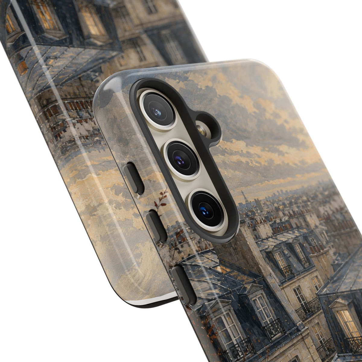Paris Phone Case, Rooftop Travel Art, Tough Protective Case, Matte or Glossy