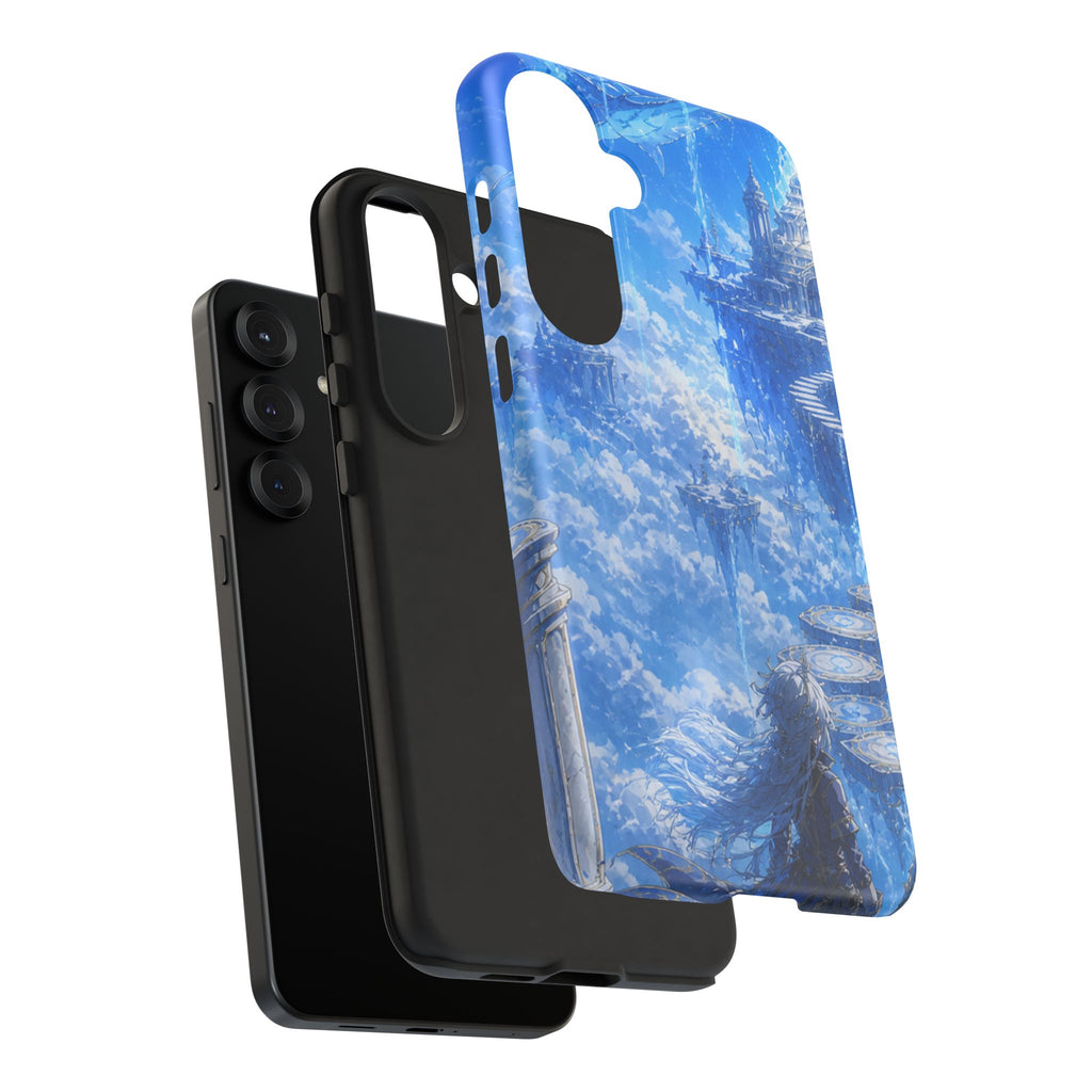 Azure Descent Anime Fantasy Tough Phone Case