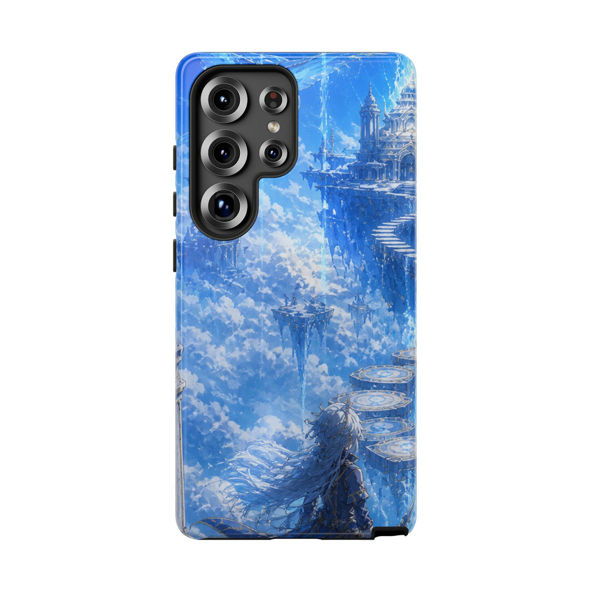 Azure Descent Anime Fantasy Tough Phone Case