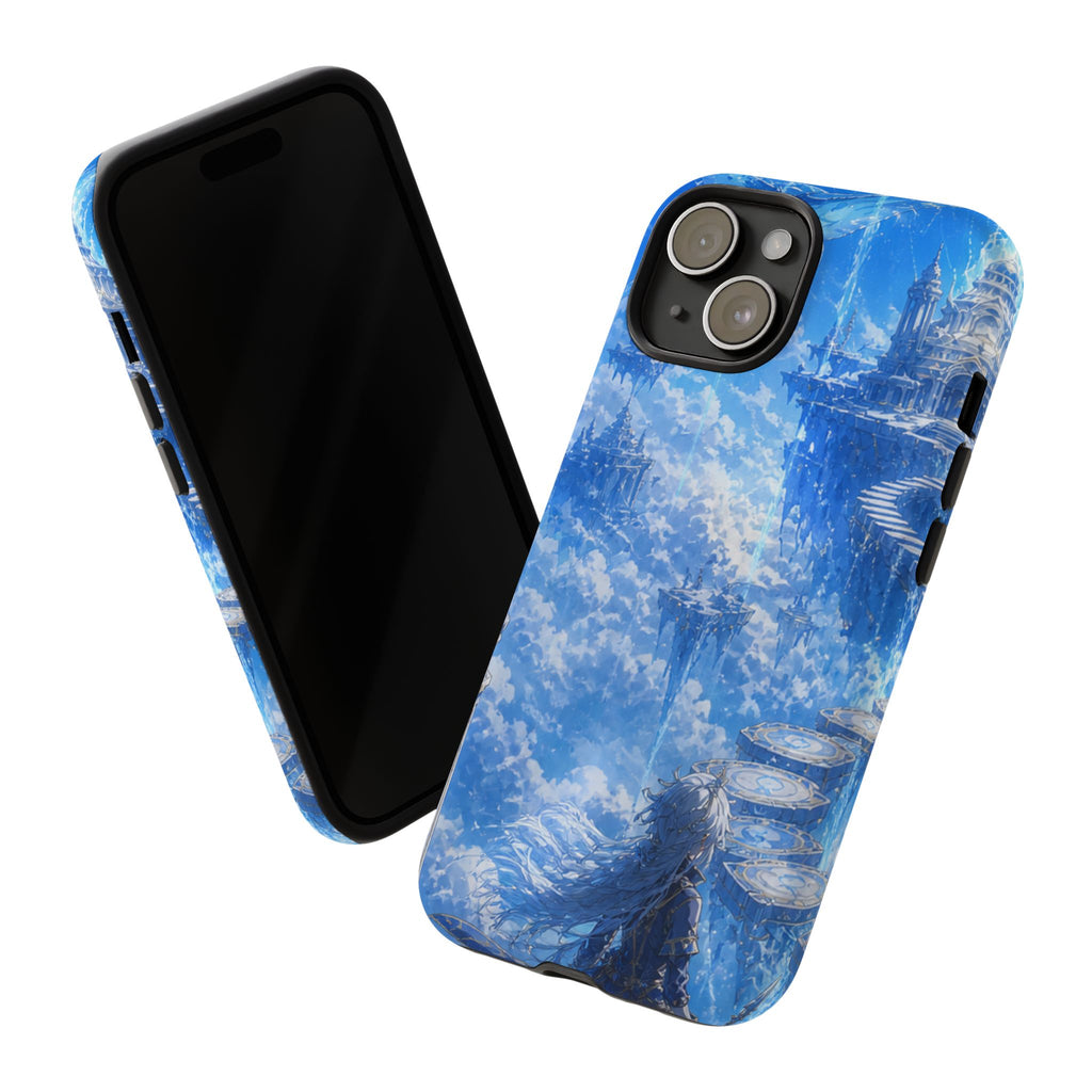 Azure Descent Anime Fantasy Tough Phone Case