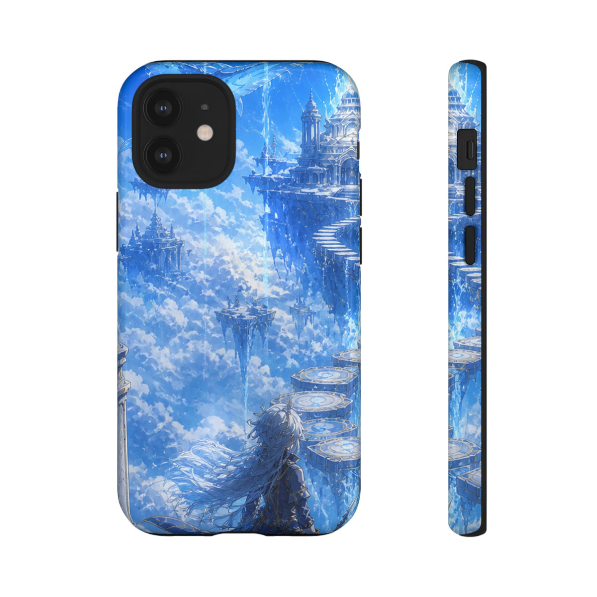 Azure Descent Anime Fantasy Tough Phone Case
