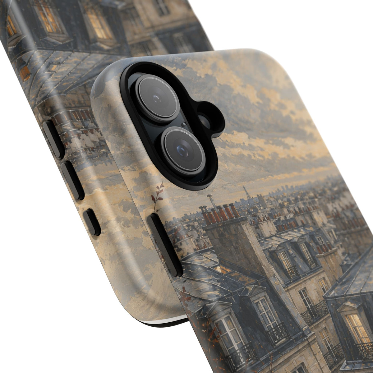 Paris Phone Case, Rooftop Travel Art, Tough Protective Case, Matte or Glossy