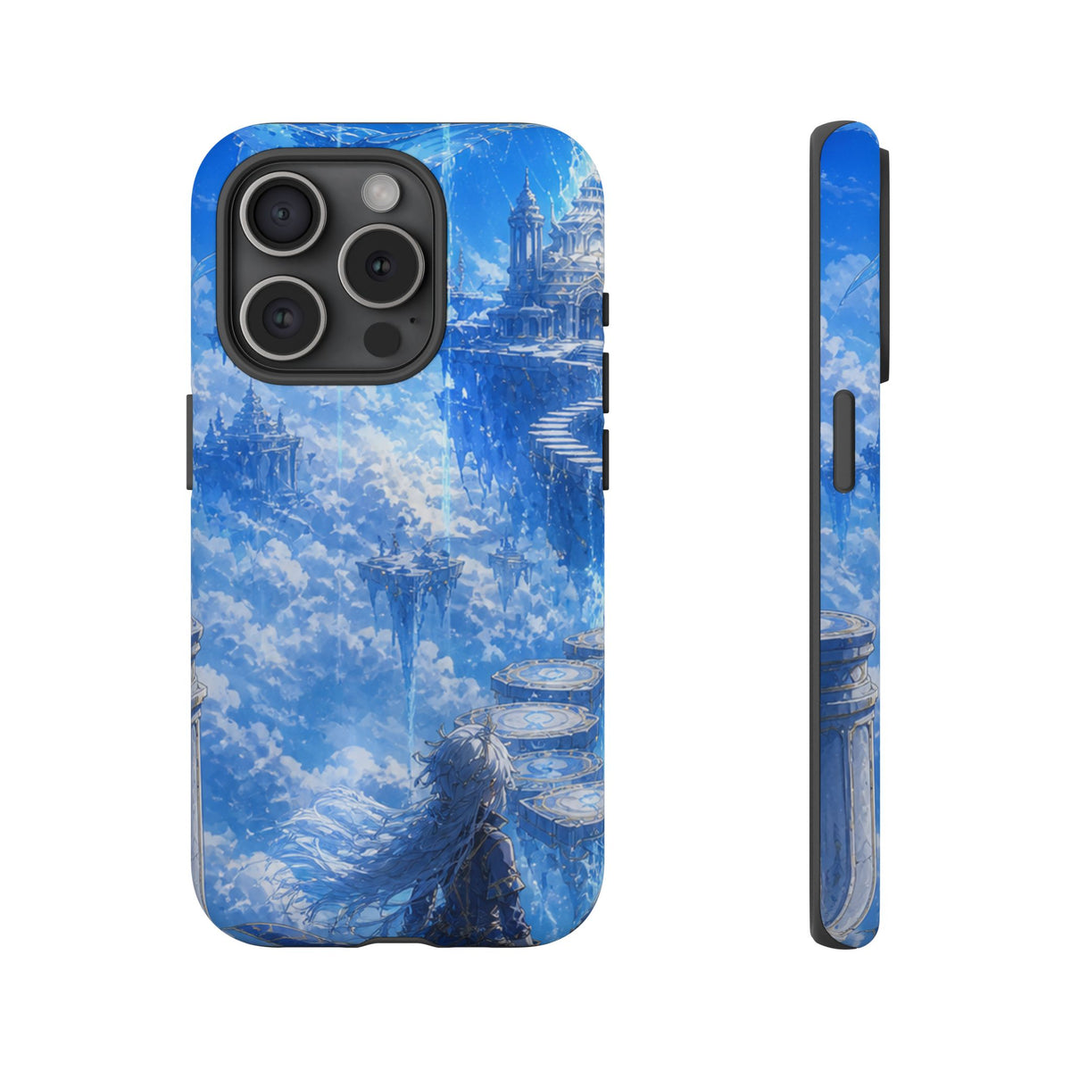 Azure Descent Anime Fantasy Tough Phone Case